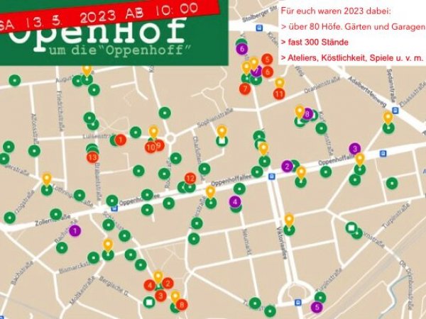 Open-Hof in Zahlen